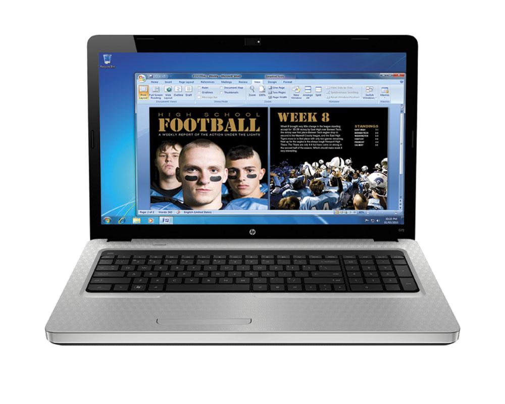 HP G72-A40EW 17,3" Intel® Core™ i3350M 4GB RAM  500GB Dysk  Win7