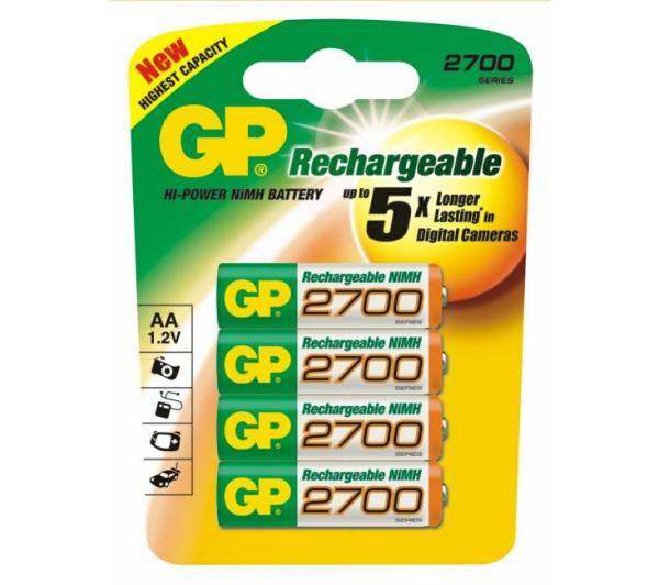 Akumulatorki GP AA 2700 mAh HC (4 szt.)