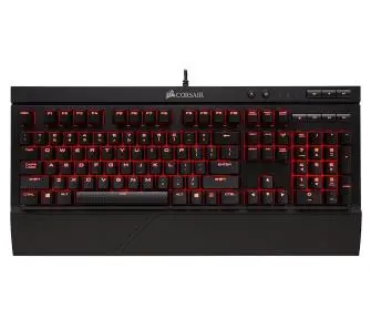 Klawiatura mechaniczna Corsair K68 Red Led Cherry MX Red Czarny