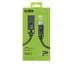 Kabel SBS TECABLELUXTYPCG USB typ C metal oplot 1m Czarny