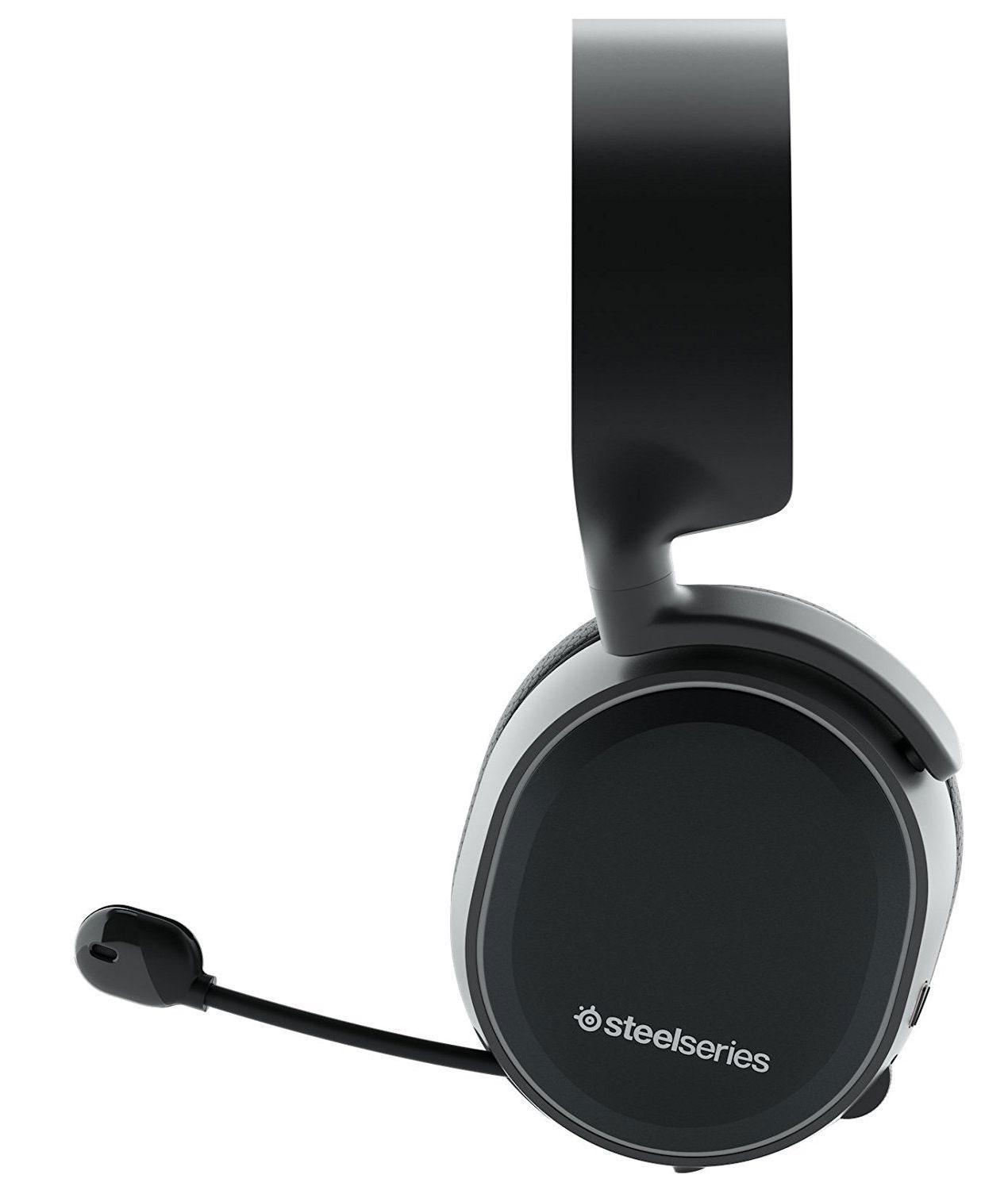 【新品】SteelSeries Arctis 3 61503 ブラック SteelSeries Arctis 3 [Legacy Edition], Słuchawki do gier, PC