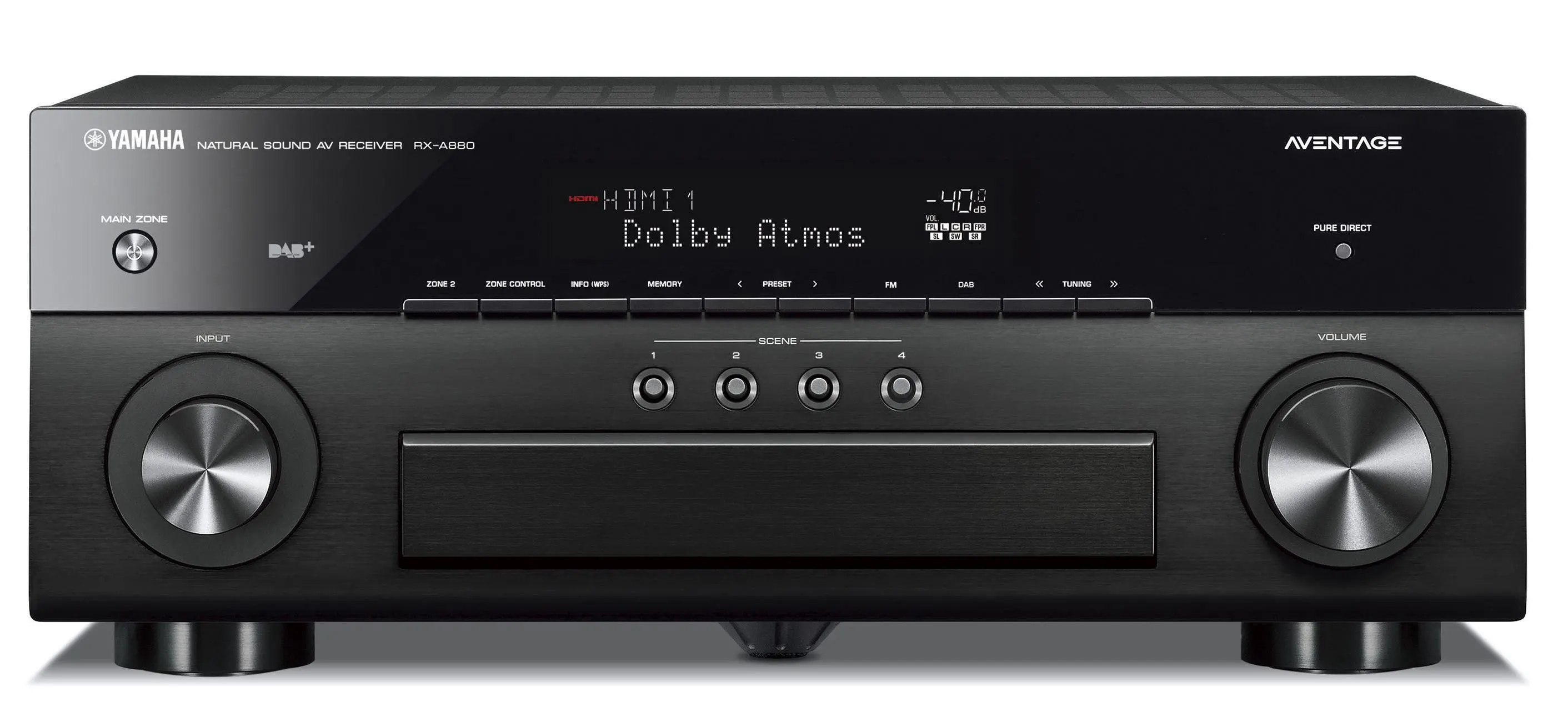 Amplituner Yamaha MusicCast RX-A880 AVENTAGE 7.2-kanałowy Dolby Atmos DTS X Wi-Fi Bluetooth AirPlay Czarny