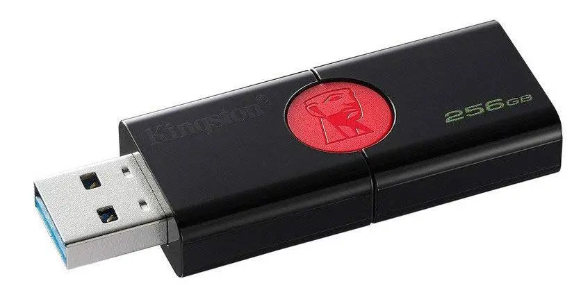 PenDrive Kingston DataTraveler 106 256GB USB 3.1 Czarno-czerwony