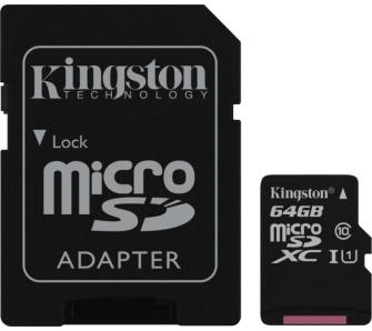 Karta pamięci Kingston Canvas Select microSDXC 64GB UHS-I