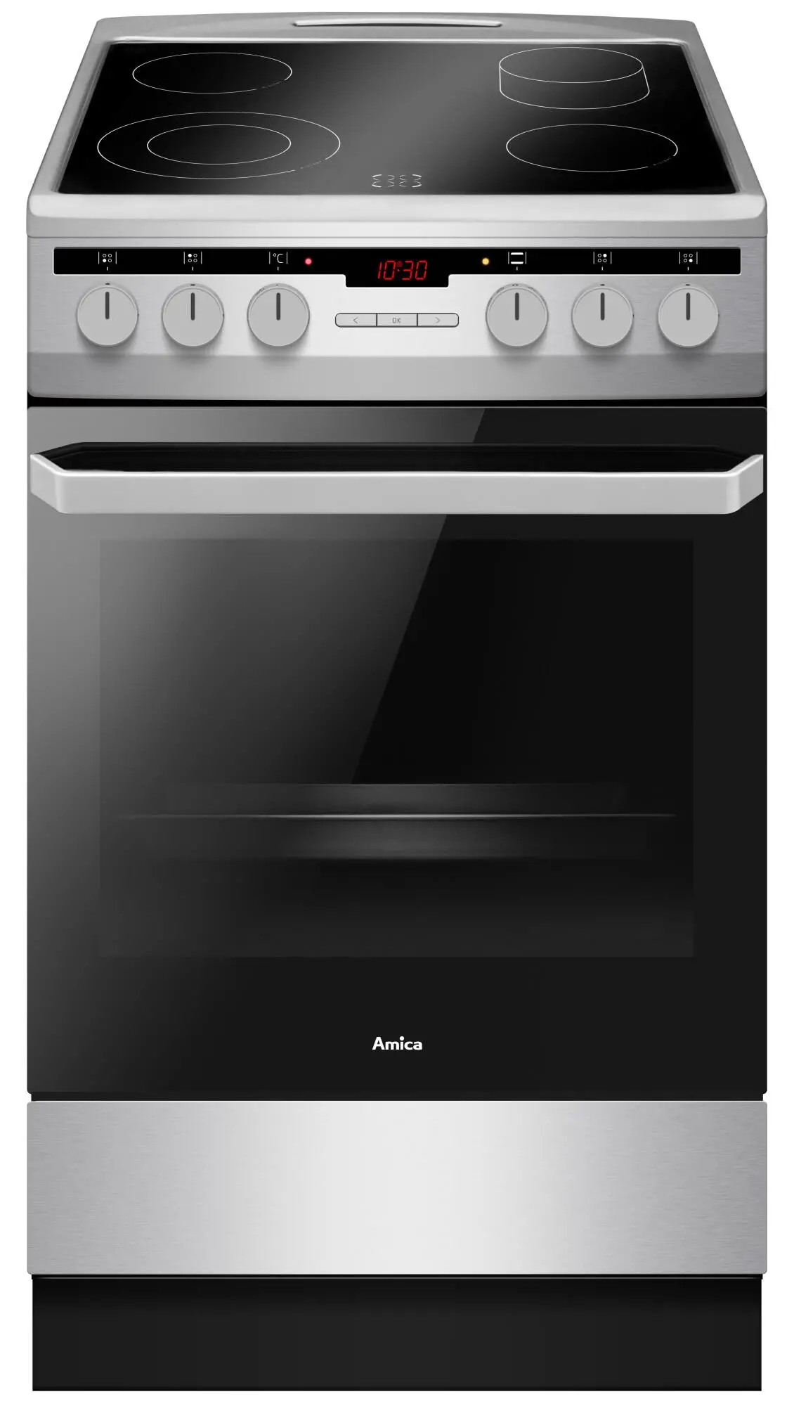 Kuchnia elektryczna Amica 58CE3.413HTaQ(Xx) Termoobieg Rożen