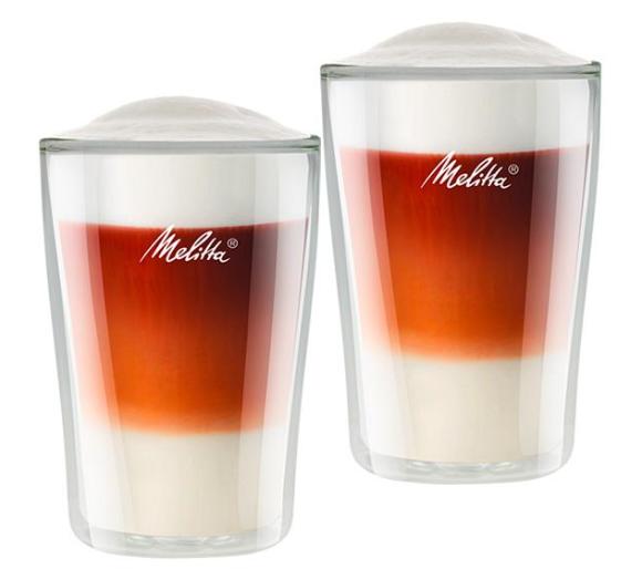 filiżanki Melitta Szklanki termiczne do latte macchiato 2x300 ml