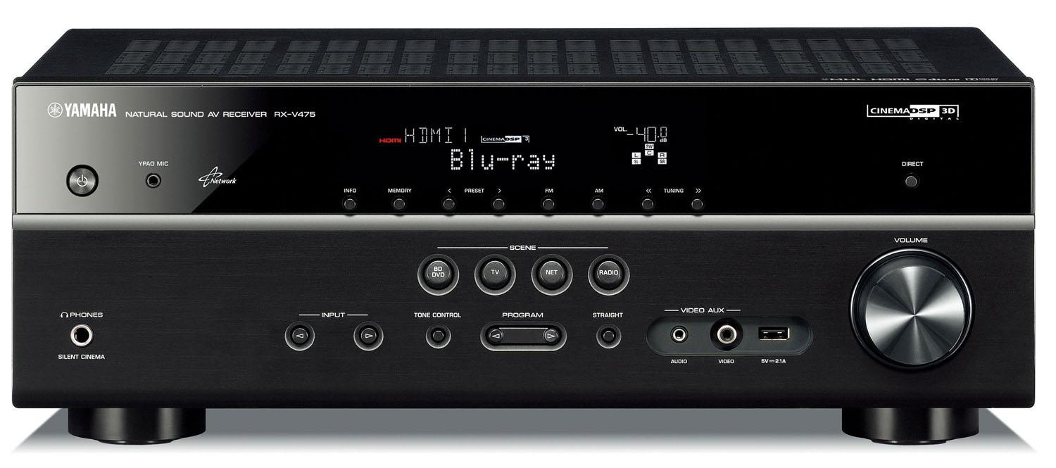 Amplituner Yamaha RX-V475 (czarny) - odpowiednik HTR-4066