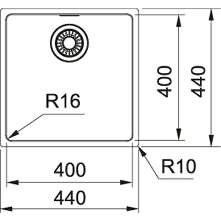 Zlewozmywak Franke Maris MRX 110-40 Stalowy Srebrny