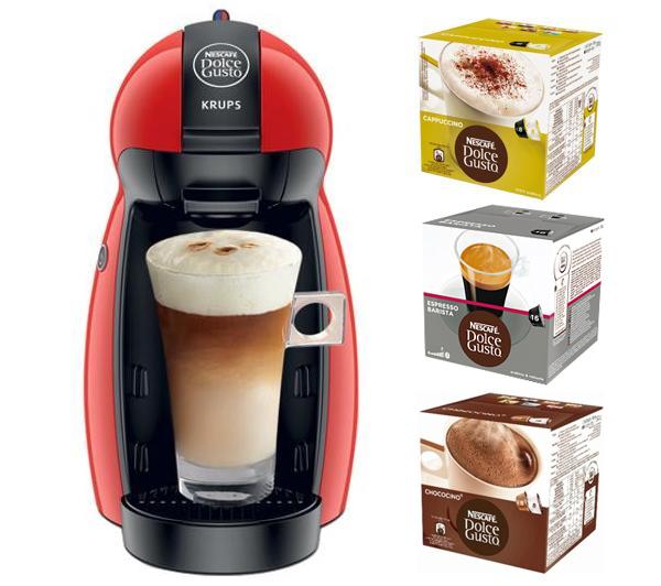 Krups Nescafe Dolce Gusto Piccolo KP1006 zestaw 3 opk. kaw Opinie Cena RTV EURO AGD