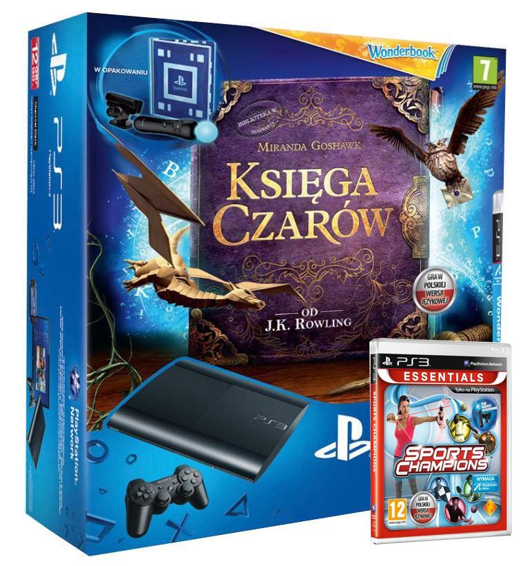 Sony PlayStation 3 Super Slim Wonderbook: Księga Czarów + gra