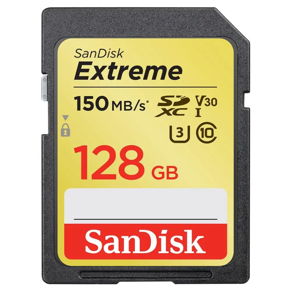 Karta pamięci SANDISK Extreme SDXC Class 10 UHS-I U3 V30 128GB
