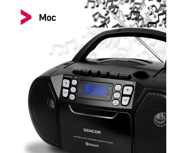 Sencor SPT 3907 B Bluetooth Czarny