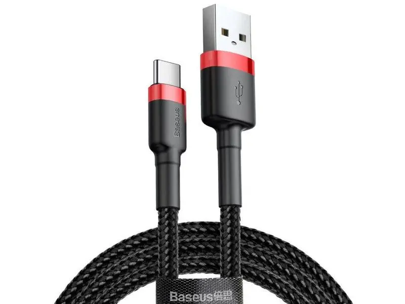 Kabel Baseus Cafule USB-C 1m Czarny
