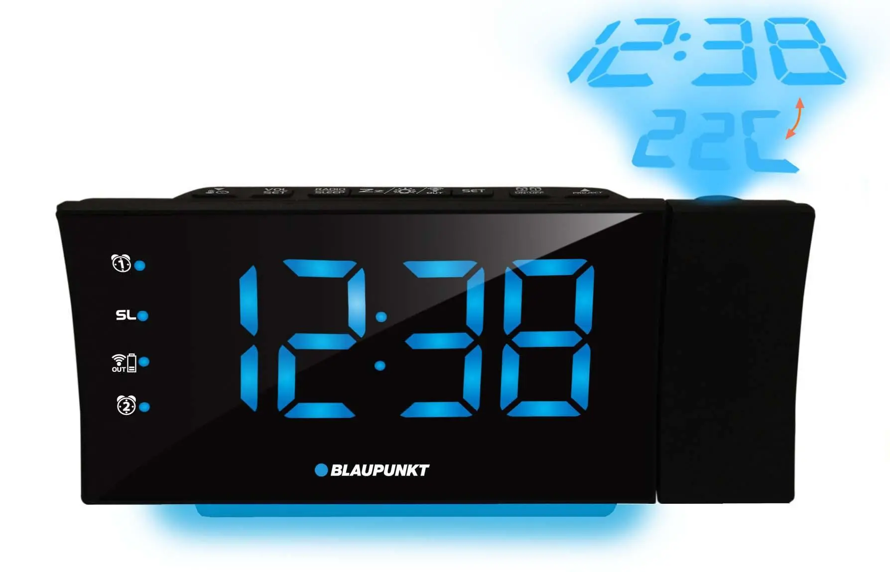 Radiobudzik Blaupunkt CRP81USB Czarny