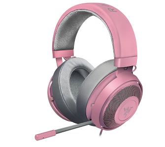 Słuchawki przewodowe z mikrofonem Razer Kraken Quartz Nauszne Różowy