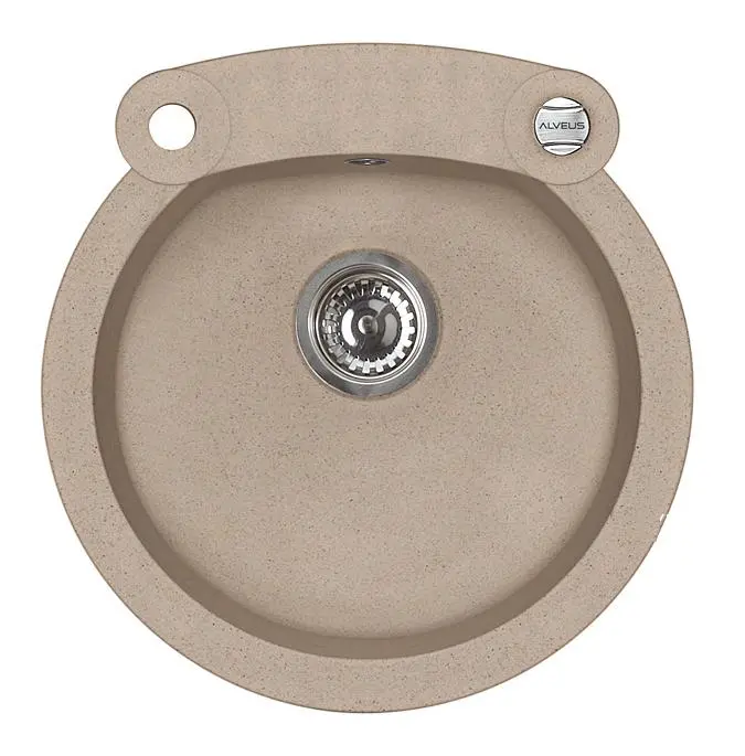 Zlewozmywak Alveus Roll 10 1211055 Granitowy Beżowy