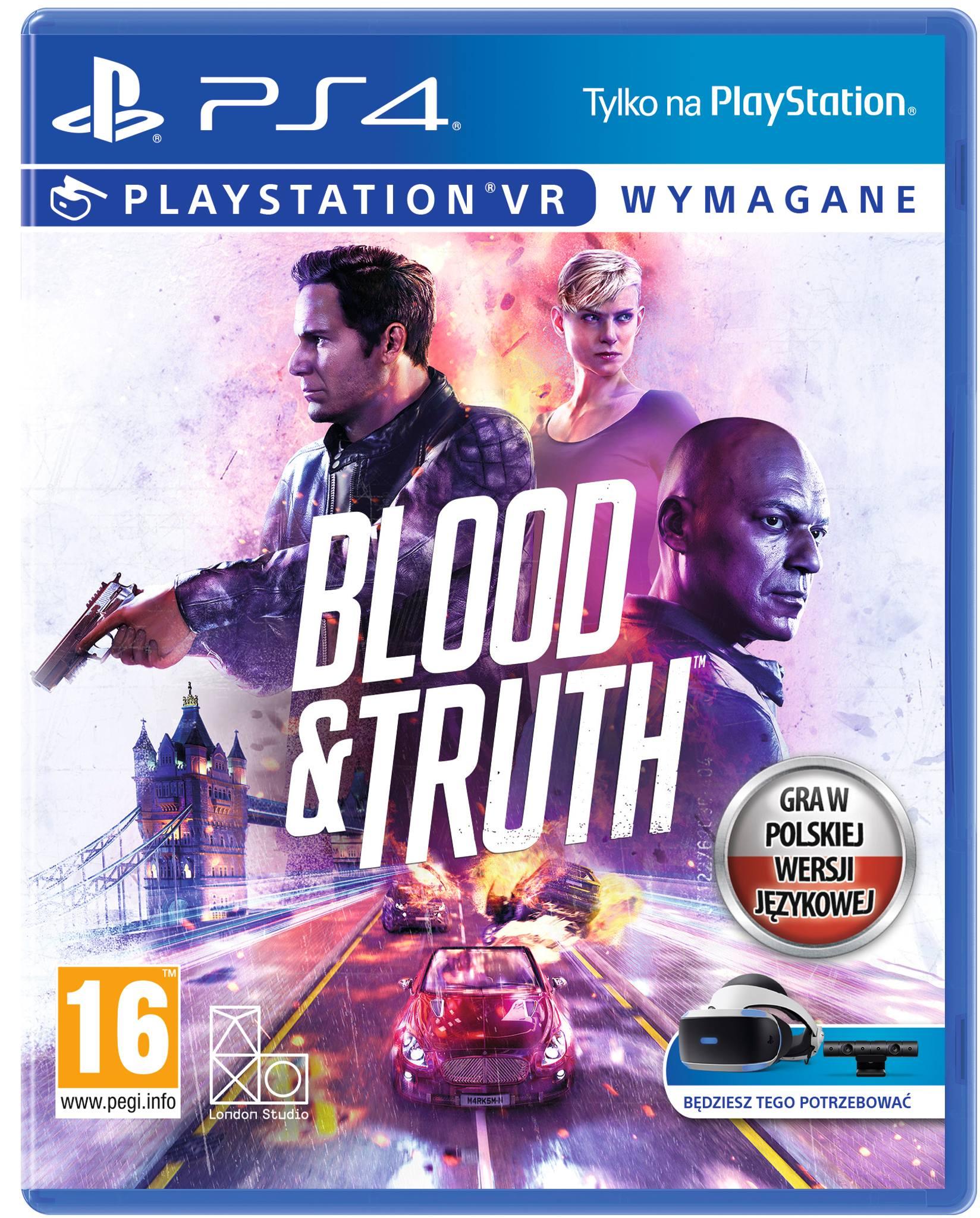 Blood & Truth Gra na PS4 (Kompatybilna z PS5)