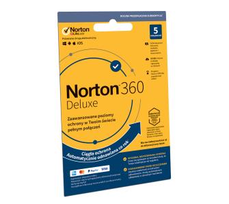 Antywirus Norton Subskrypcja 360 Deluxe 50GB 5 Urządzeń/1 Rok Kod aktywacyjny