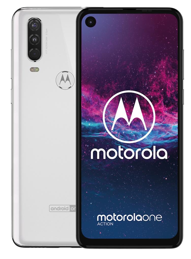 Smartfon Motorola One Action 4/128GB (biały)