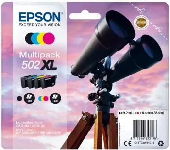 Tusz Epson 502 MultiPack XL C13T02W64010 Cmyk 28,4 ml
