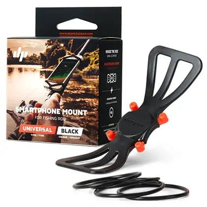 Uchwyt na telefon Deeper Mount Czarny
