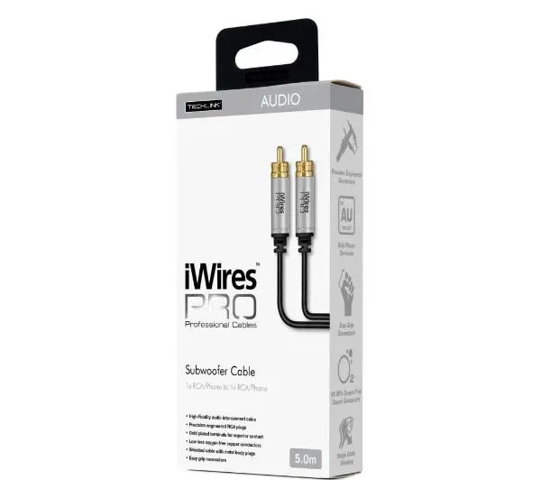 Techlink iWires PRO 711055 5m Czarny