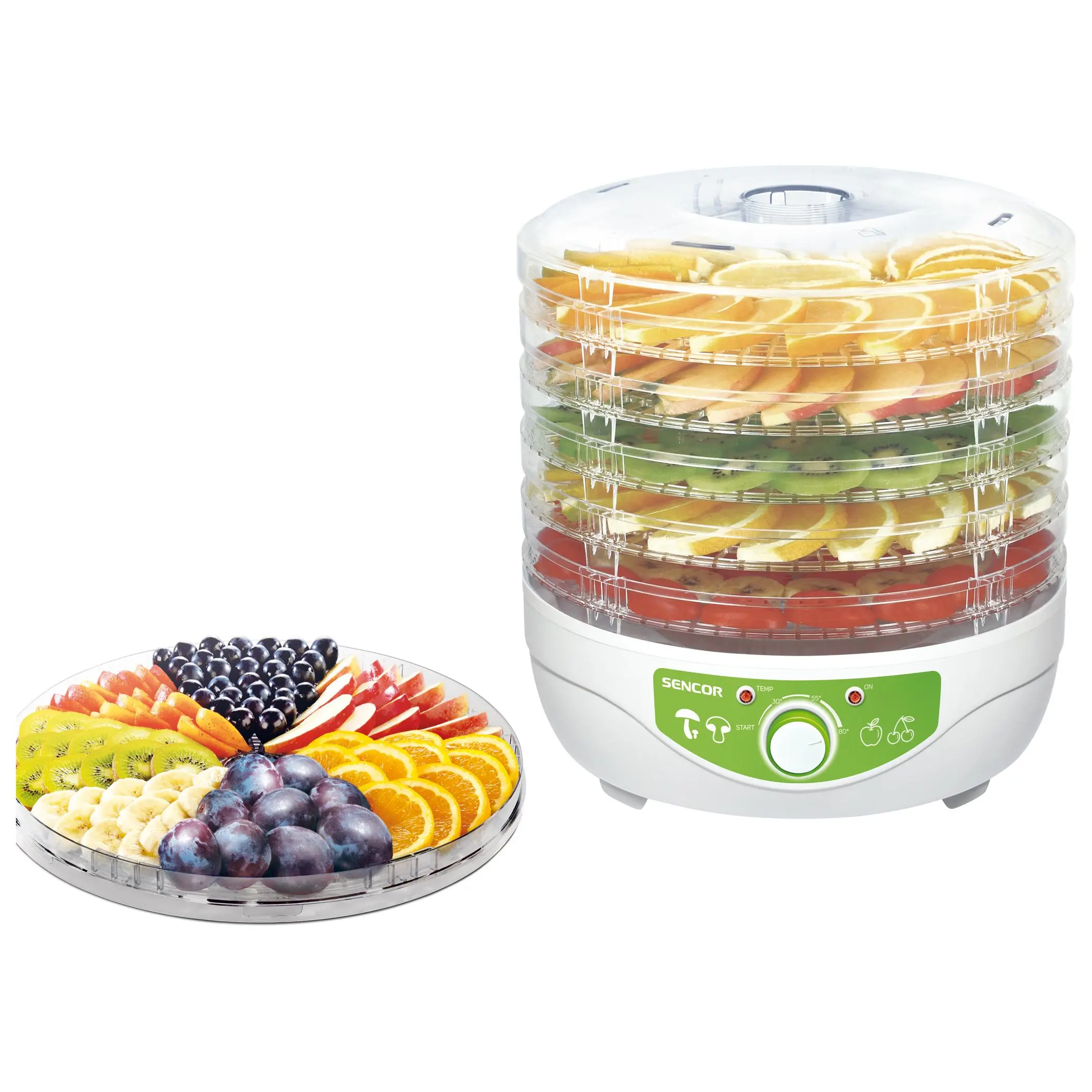 Suszarka do grzybów Sencor SFD 790WH 250W 5 sit