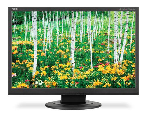 NEC AccuSync AS221WM-BK + nakładka dotykowa