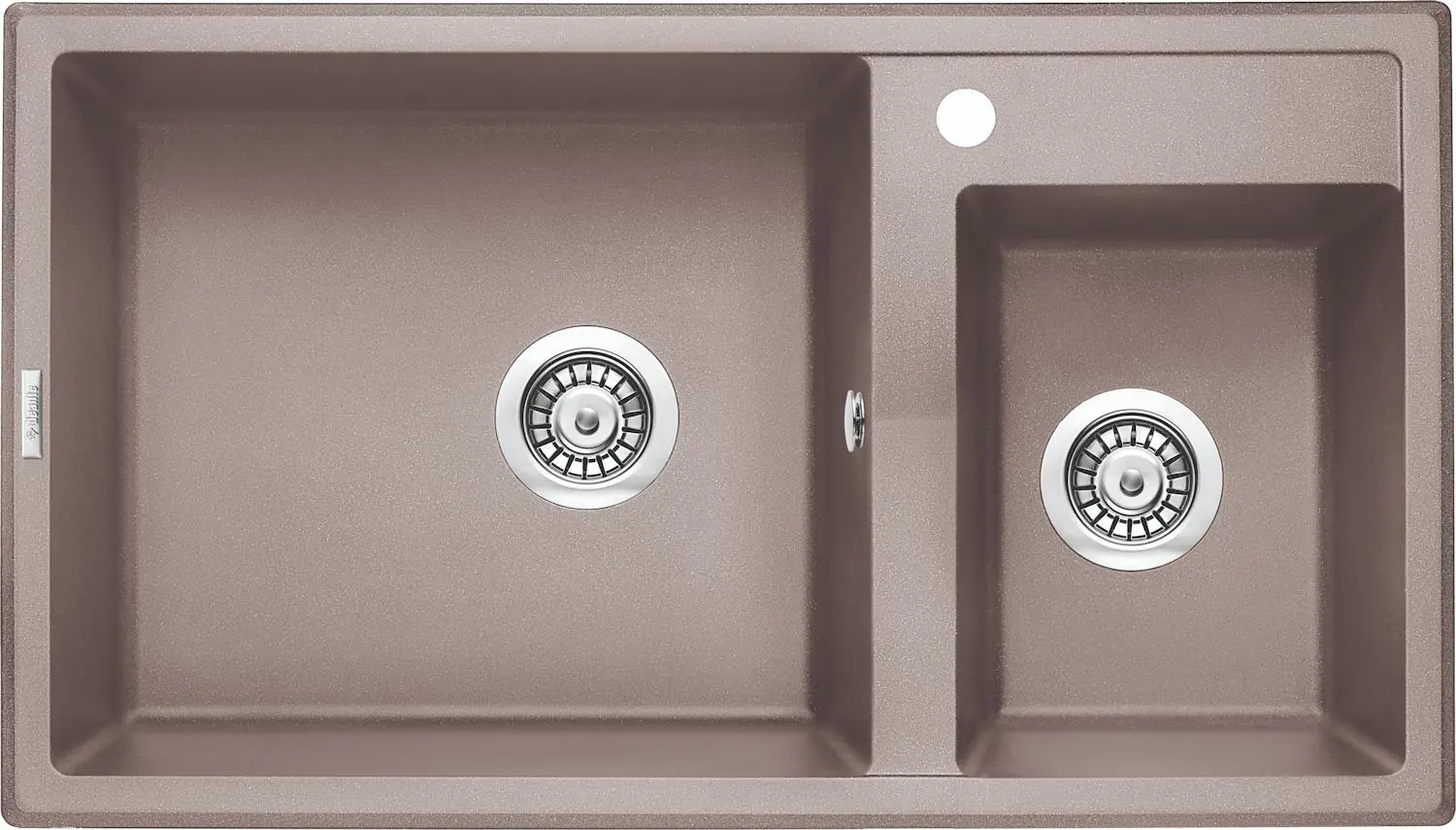 Zlewozmywak Deante Eridan ZQE S20B Granitowy Szary metalik