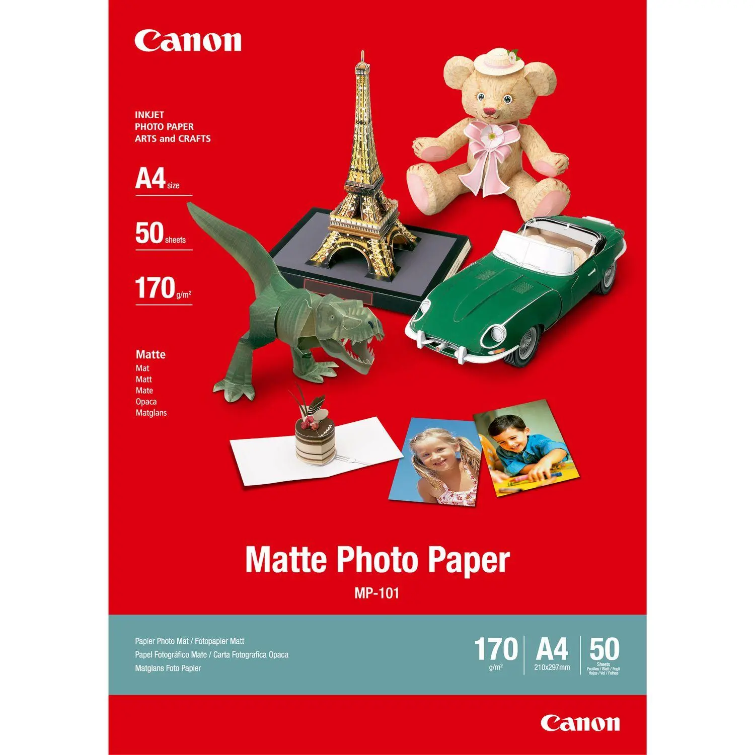 Papier fotograficzny Canon MP-101 A4 50 Arkuszy