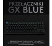 Klawiatura mechaniczna Logitech G Pro GX Blue Czarny