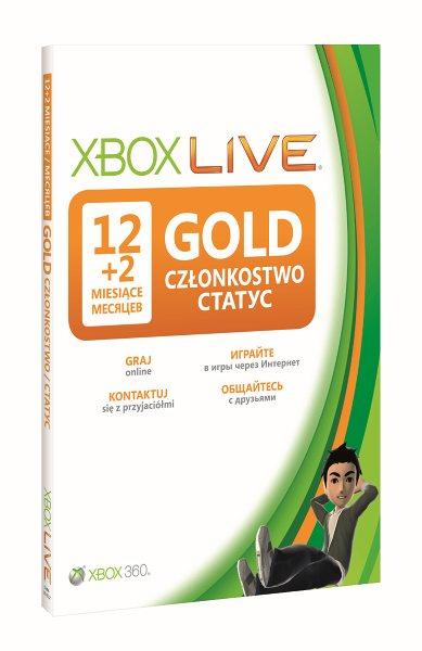 Abonament Xbox Live Gold 12 miesięcy + 2 miesiące + gra