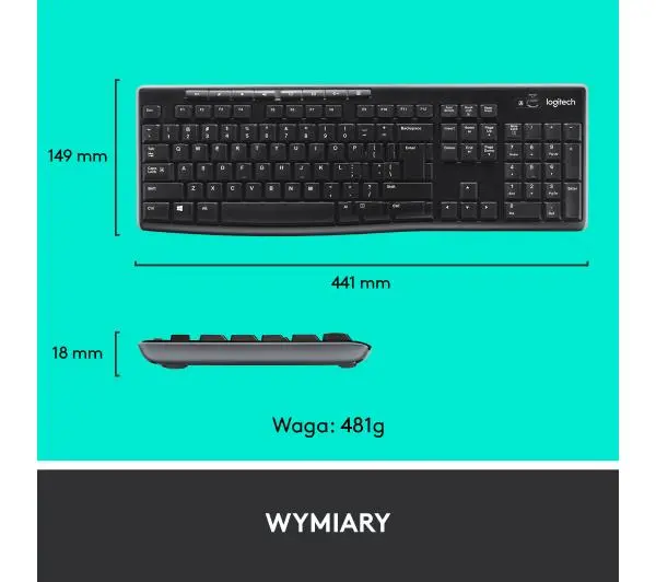 Logitech MK270 Czarny