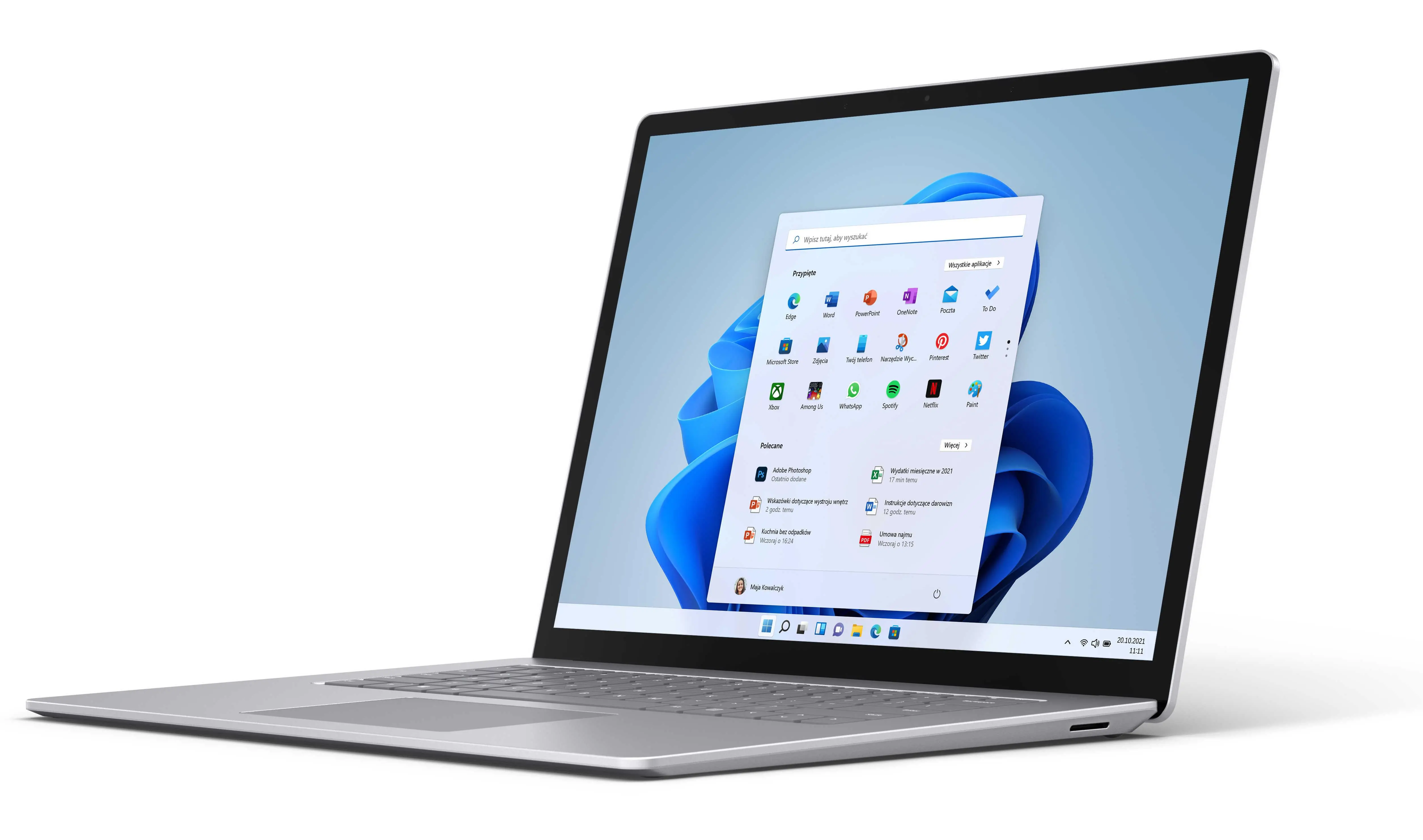 Laptop Microsoft Surface Laptop 3 15" R5 3580U 8GB RAM 128GB Dysk SSD Win10 Platynowy