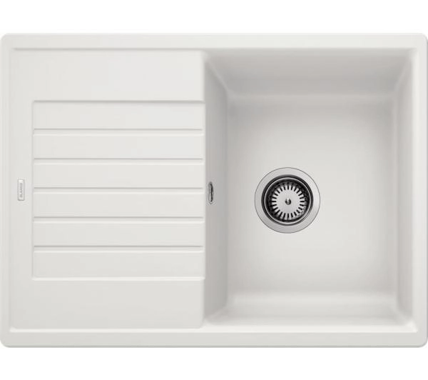 Zlewozmywaki kuchenne - Blanco ZIA 45 S 524725 Granitowy Biały
