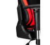 Fotel Pro-Gamer Falcon  - gamingowy - czarno-czerwony - skóra ECO - do 120kg