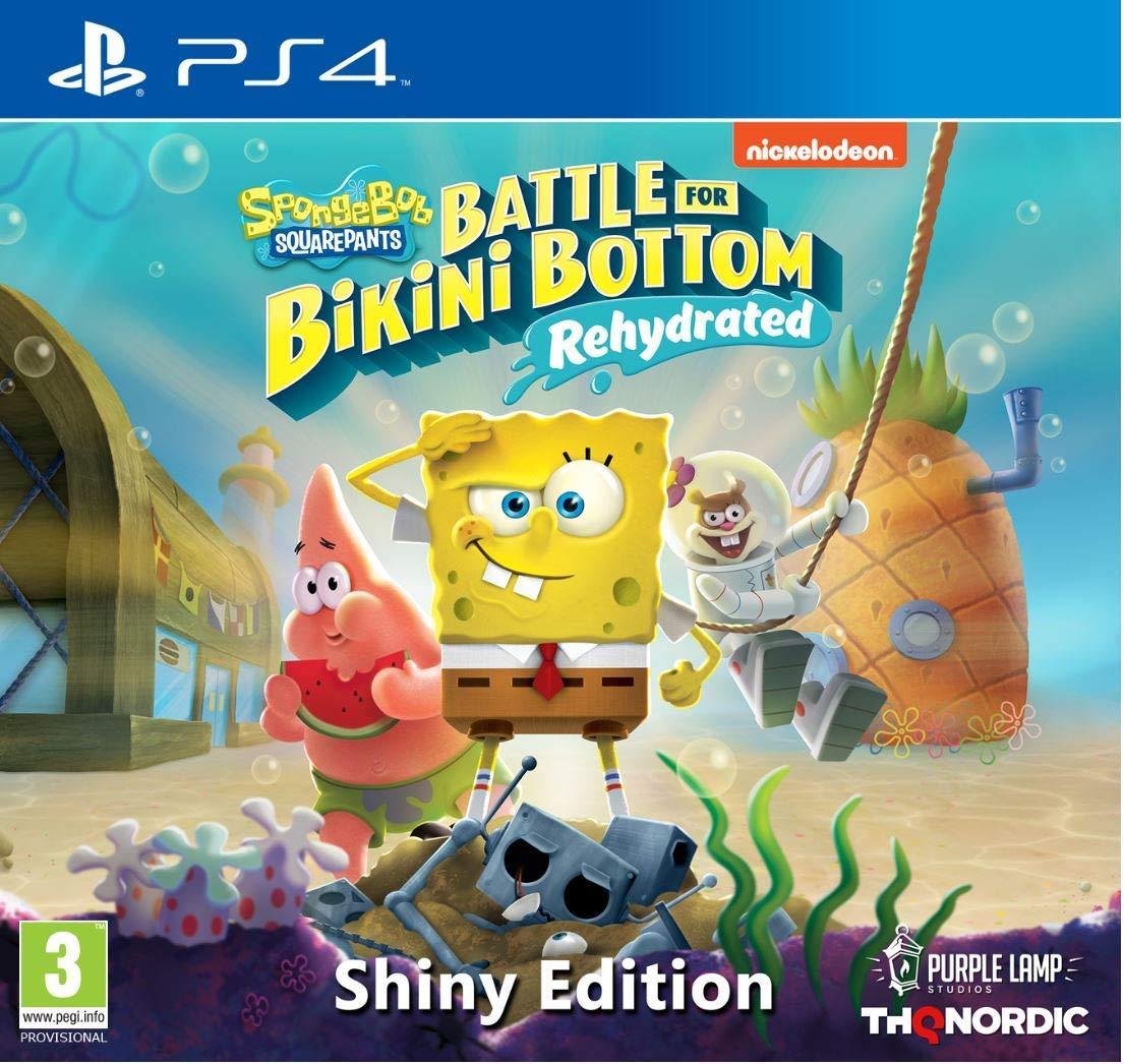 Spongebob SquarePants: Battle for Bikini Bottom Rehydrated - Edycja Shiny - Gra na PS4 (Kompatybilna z PS5)