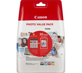 Tusz Canon CLI-581XL BK/C/M/Y + papier fotograficzny Foto kolor 22,4 ml