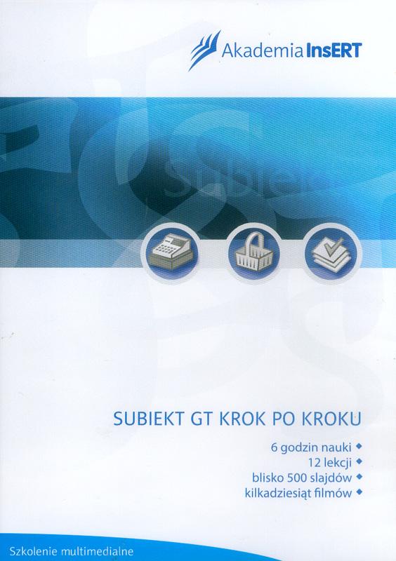 Insert Insert Subiekt GT krok po kroku szkolenie multimedialne