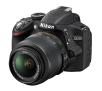 Lustrzanka Nikon D3200 18-55 VR (czarny) + lampa SB-300