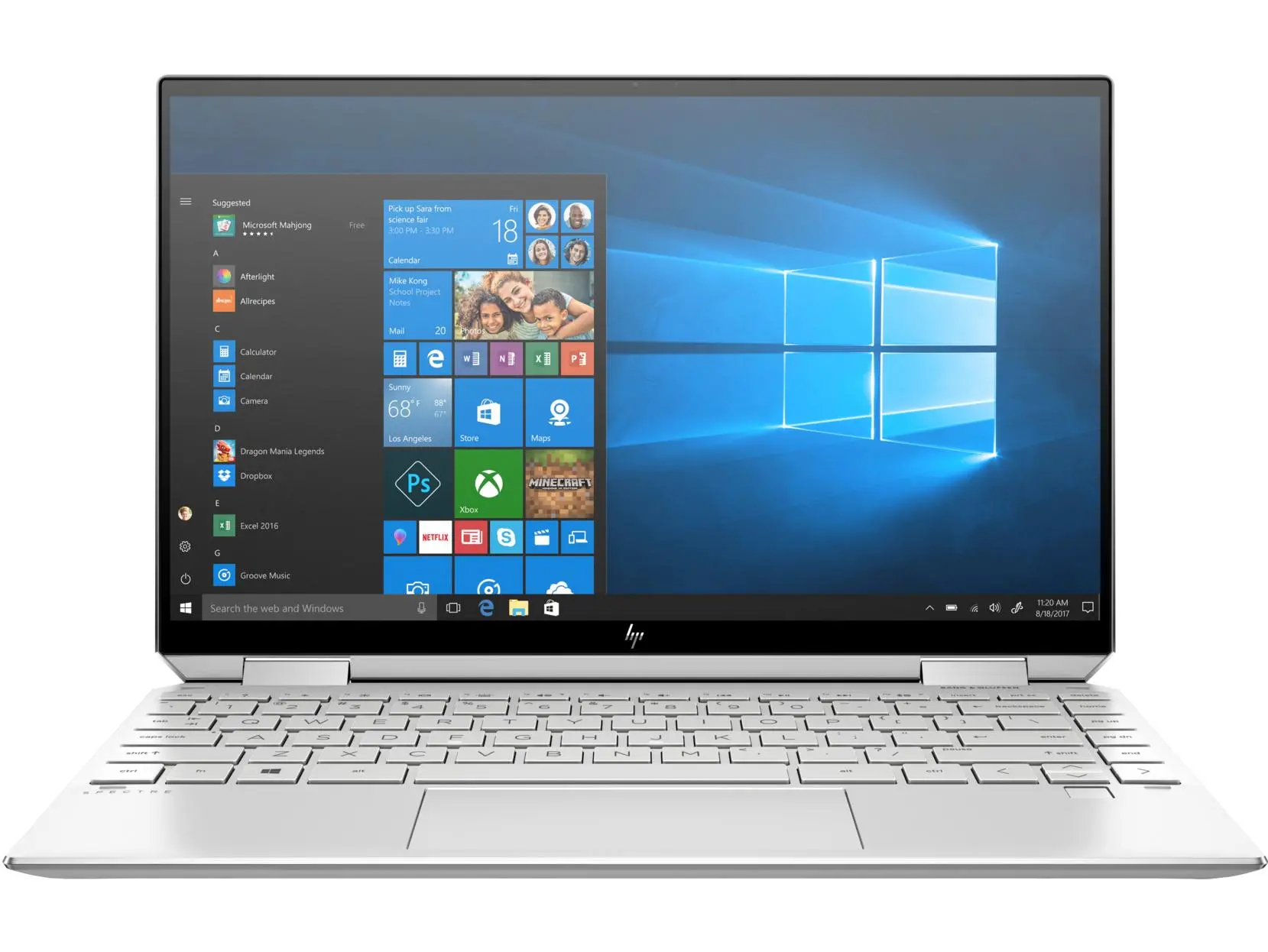 Laptop HP Spectre x360 13-aw0017nw 13,3" i7-1065G7 16GB RAM 512GB Dysk SSD Win10 Srebrny