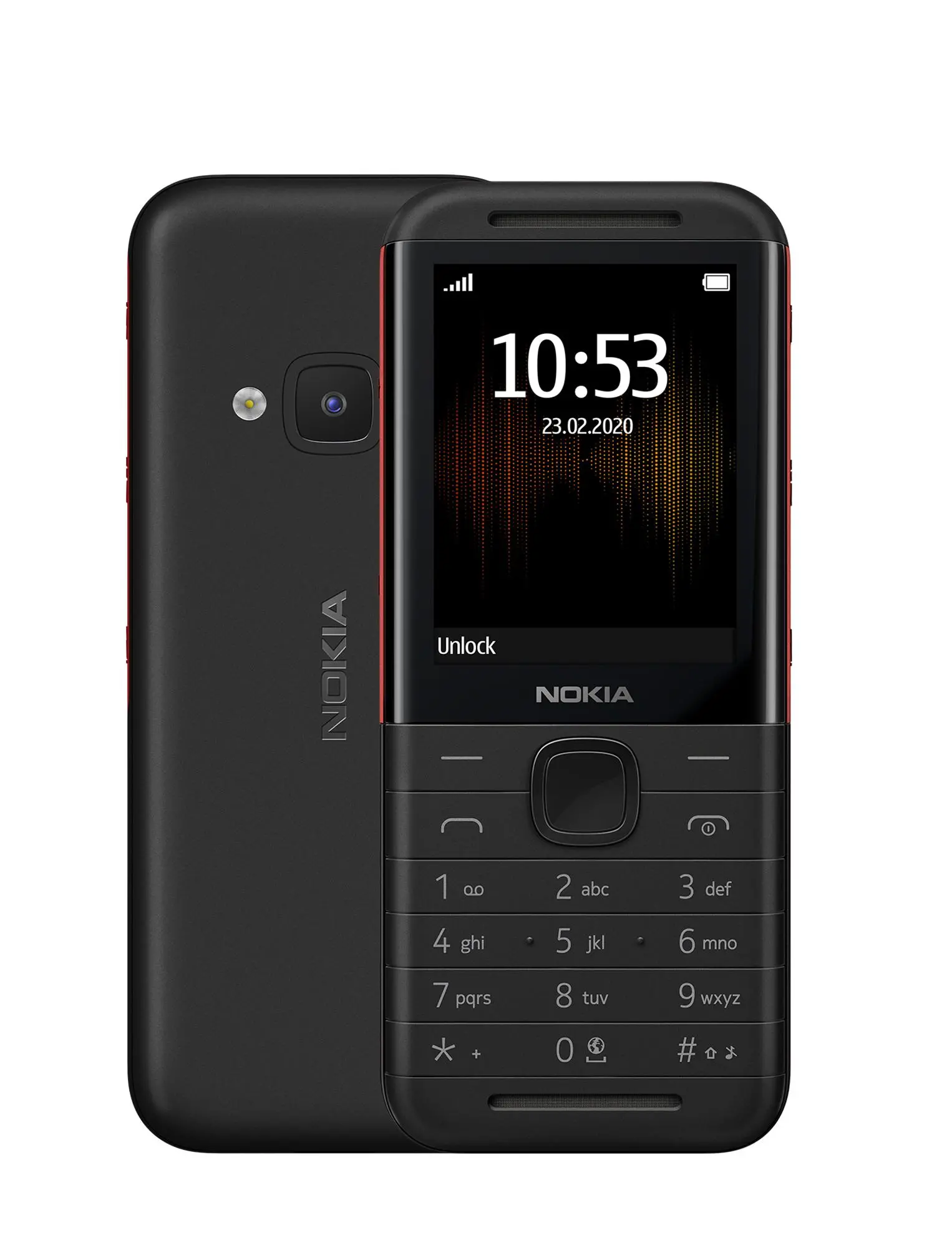 Telefon Nokia 5310 TA-1212 DS Czarno-czerwony