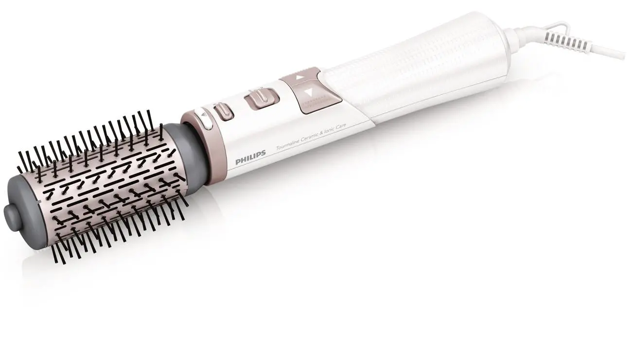 Suszarko-lokówka Philips Dynamic Volume Brush HP8664/00 1000W Jonizacja ObrotowaŚrednica szczotki 30mm 50mm 3 poziomy temperatury