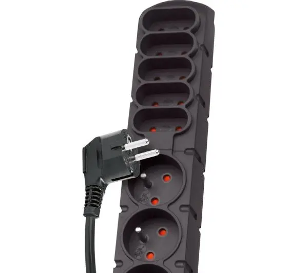 Acar S10 10 gniazd 5m Czarny