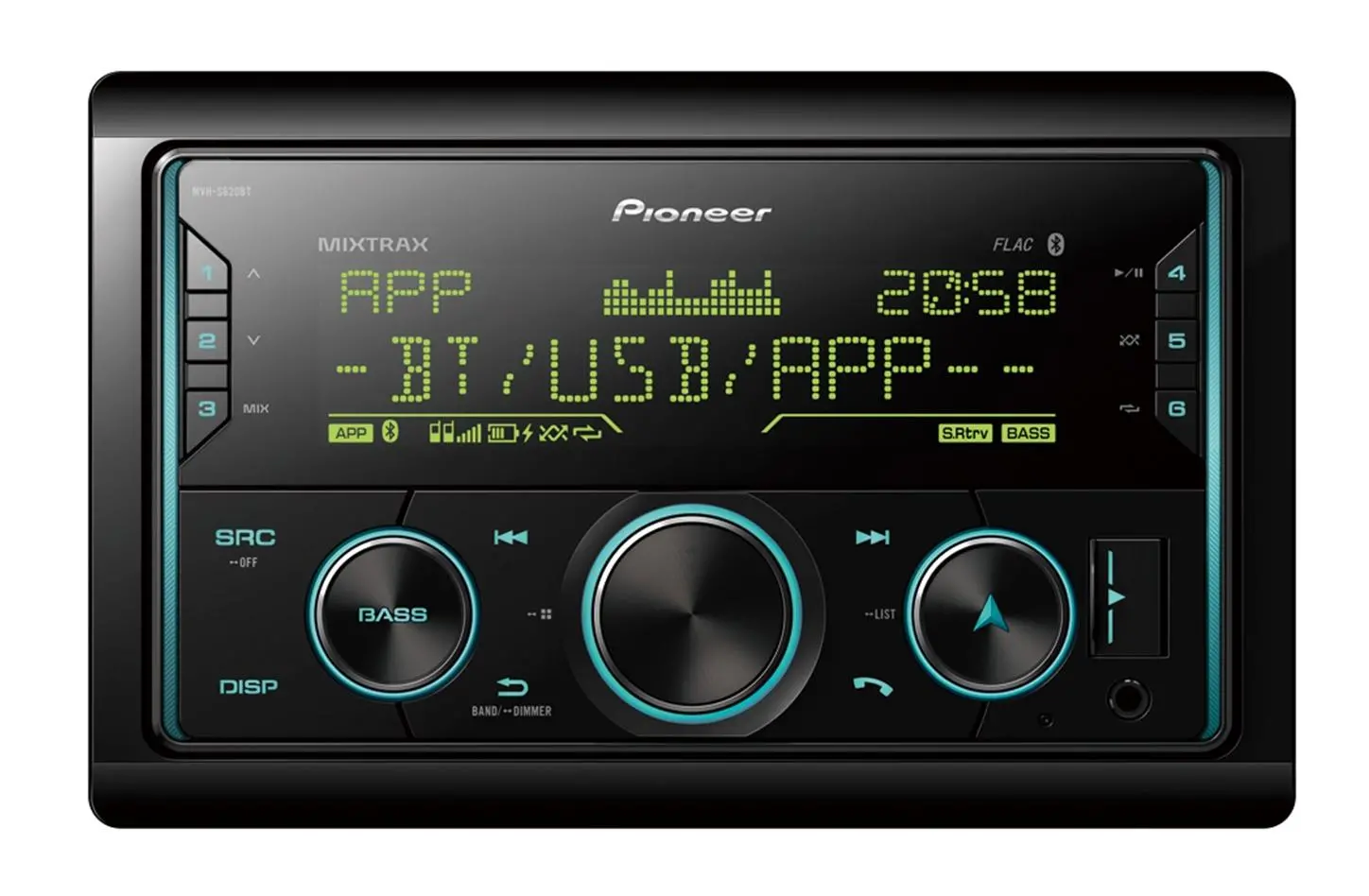 Radioodtwarzacz samochodowy Pioneer MVH-S620BT z USB 4x50W Bluetooth