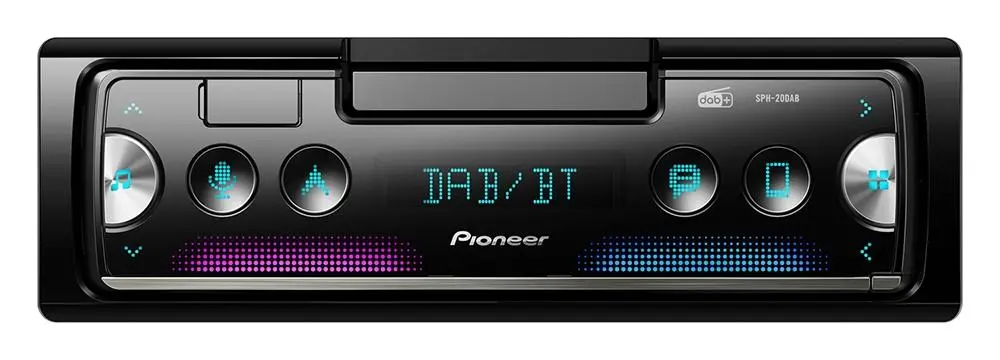 Radioodtwarzacz samochodowy Pioneer SPH-20DAB z USB 4x50W Bluetooth