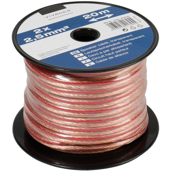 Kabel głośnikowy Vivanco 46825 2x2,5mm 20m