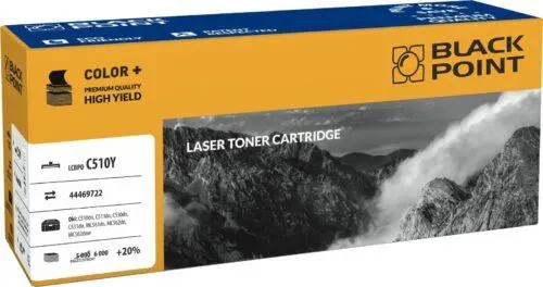 Toner Black Point LCBPOC510Y (zamiennik 44469722) Żółty