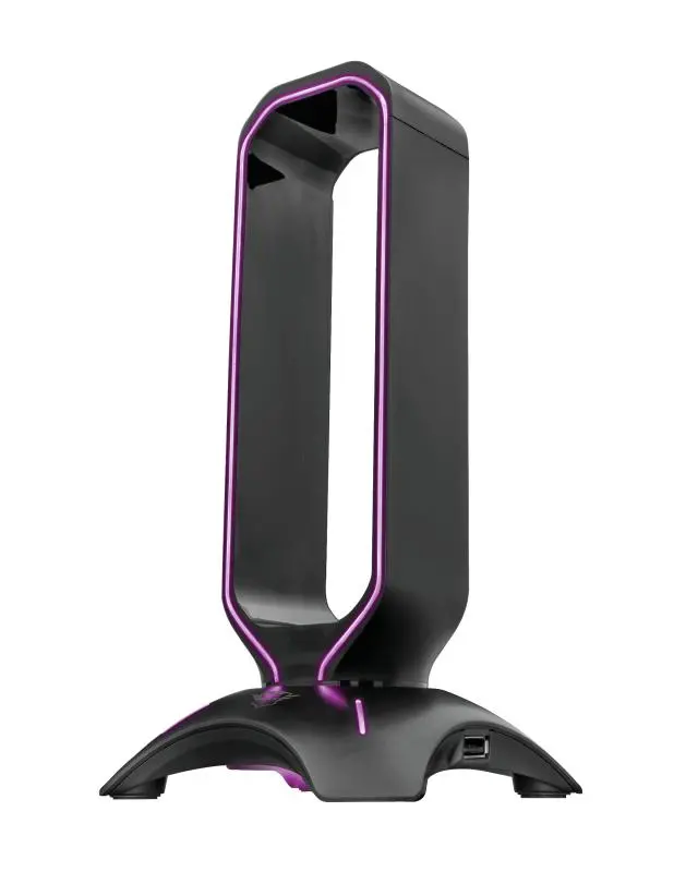 Stojak na słuchawki Trust GXT 265 Cintar RGB Czarny