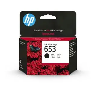 HP 3YM75AE nr 653  Czarny 6 ml